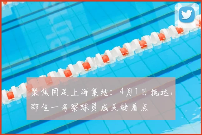聚焦国足上海集结:4月1日抵达,邵佳一考察球员成关键看点