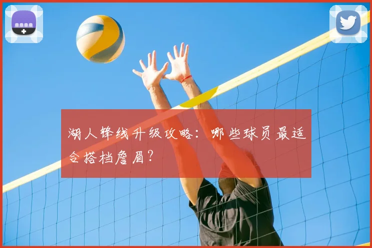 湖人锋线升级攻略:哪些球员最适合搭档詹眉?